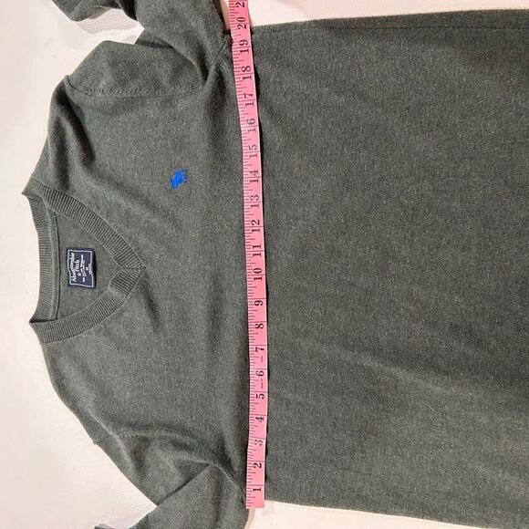 Abercrombie & Fitch Men’s Medium Gray V-Neck Sweater - Picture 4 of 5